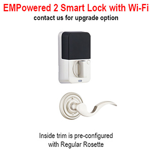 Emtek - Marietta Tubular Left-Hand Lever Entrance Set