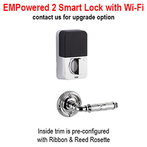 Emtek - Imperial Tubular Left-Hand Lever Entrance Set