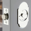 #8 Rosette Privacy Pocket Door Tubular Lock