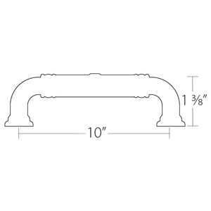 86287 - Ribbon & Reed - 10" Estate Pull