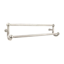 23053-6 - Sandcast Bronze - 30" Double Towel Bar - Type 6 Rosette