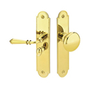 Arch Screen Door Lock - Solid Brass