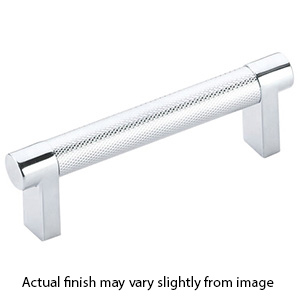 3.5" cc Select Knurled Cabinet Rectangular Pull