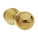 2608 - Traditional Brass - Single Hook Post - Rectangular Rosette