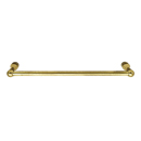 26024 - Traditional Brass - 12" Towel Bar - Rope Rosette