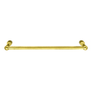 26023 - Traditional Brass - 30" Towel Bar - Small Round Rosette