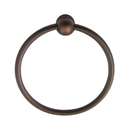 2601 - Traditional Brass - Towel Ring - Ribbon & Reed Rosette