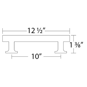 86677 - Urban Modern - 10" cc Freestone Pull