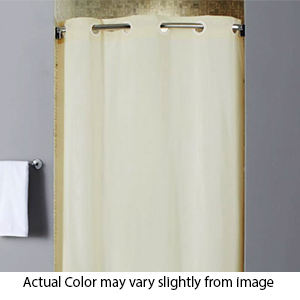 Stall Size Shower Curtain Hookless, What Size Shower Curtain For Stall