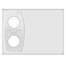 Decorative Wall Plate - Crescent Rod