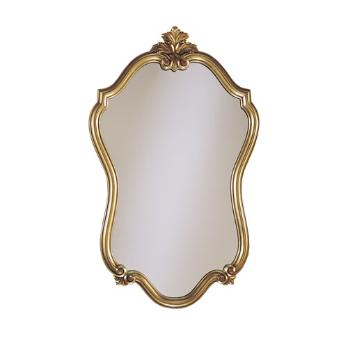 antique brass mirror