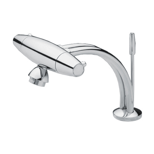 Scenic Lavatory Faucet by Harrington Brass Polished Chrome