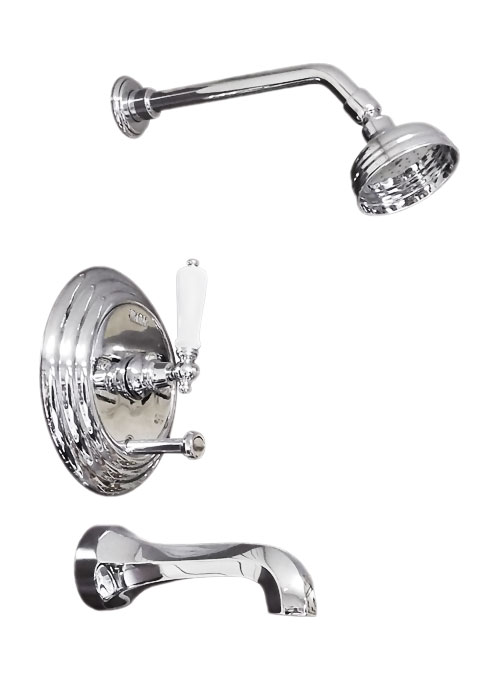 Victorian Balance Pressure Unit w/ Diverter, Showerhead & Tub Spout