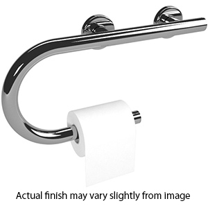 Under Cabinet Mount Paper Towel Holder With Curved Ends Hand