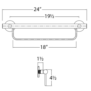 Linear Towel/ Grab Bar