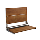 Natural Walnut Wood Shower Seat