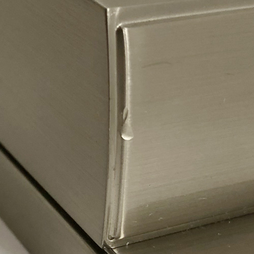 Arch Shower Rod End Flanges Satin Nickel