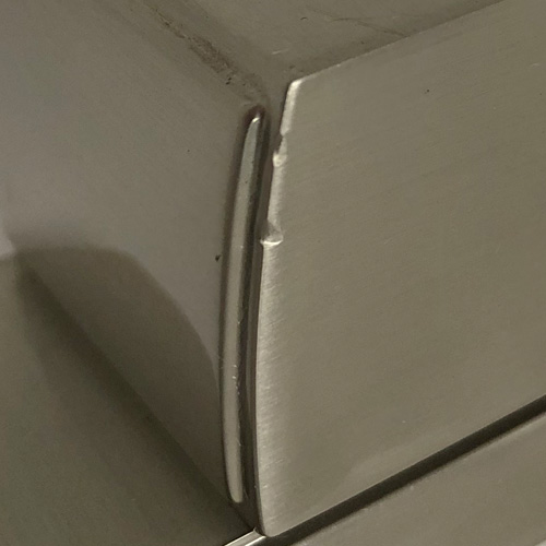 Arch Shower Rod End Flanges Satin Nickel