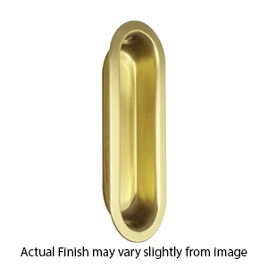IVES - Flush Cup Pull - Satin Brass
