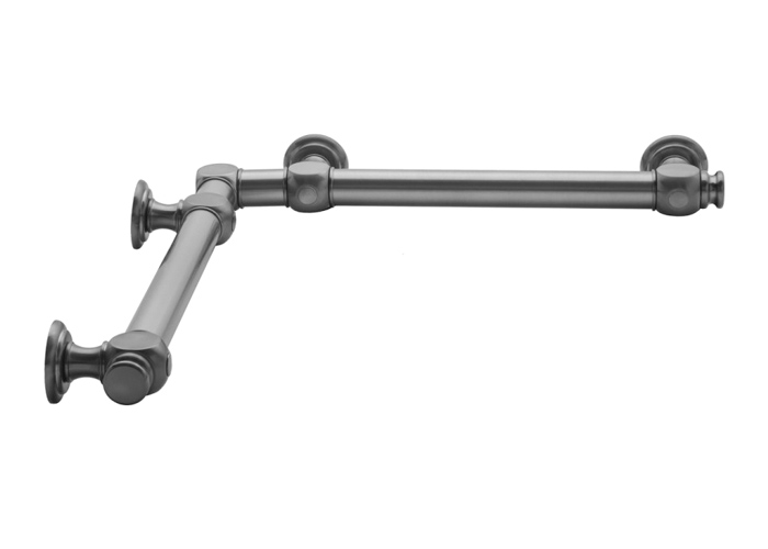 Corner Grab Bar Smooth w/End Caps