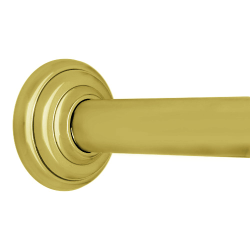 Classic - Shower Rod - Polished Brass