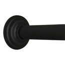 72" Shower Rod - Classic High Quality - Flat Black