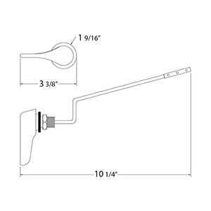 Toilet Tank Trip Lever - 9398 - TOTO