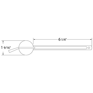 Toilet Tank Trip Lever - 980 - Porcher