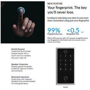 EMPowered 2 Touch Keyed Deadbolt