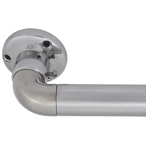 Front Mount Straight Shower Rod