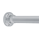 36" Shower Rod - Heavy Duty Round - Polished Chrome