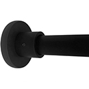 72" Shower Rod - Deluxe Contemporary - Flat Black