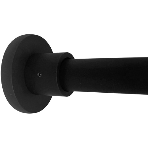 Deluxe Contemporary - Shower Rod - Flat Black