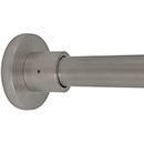 36" Shower Rod - Deluxe Contemporary - Satin Nickel