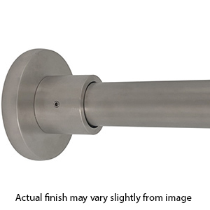 36" Shower Rod - Deluxe Contemporary - Satin Nickel