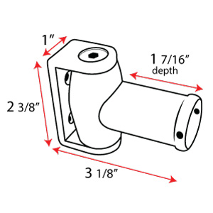 Heavy Duty Swivel Bracket - Decorative Finishes