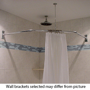 Arch - 48" Neo Angle Shower Rod