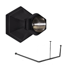 Hexagon - 48" Neo Angle Shower Rod