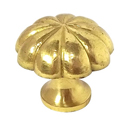 Omnia Cabinet Knob Melon - Polished Brass
