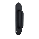 Door Pull /Plate in a Matte Black Finish