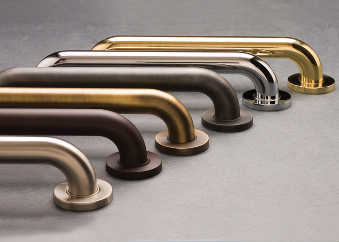 Plain Round Brackets Grab Bar