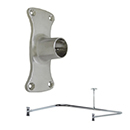 U Shower Rod Rectangular Bracket 30" x 72" x 30"