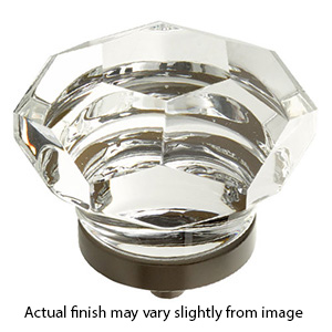 54 - City Lights - 1.75" Faceted Dome Glass Knob