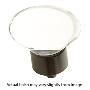 60 - City Lights - 1.75" Oval Glass Knob