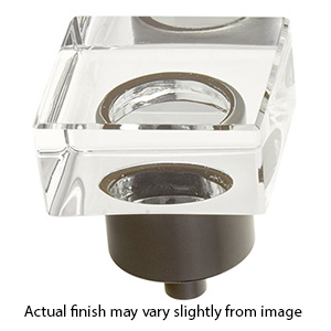 57 - City Lights - 1-3/8" Square Glass Knob