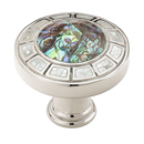 655-PN - Fair Isle - 1 1/2" Cabinet Knob - Polished Nickel