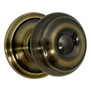 Schlage Single Door Knob Dummy - Antique Brass