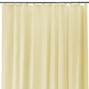 86" Wide x 72" Long - Nylon Shower Curtain - White/Champagne