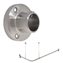 Heavy Round Brackets - Corner Shower Rod - 60" x 60"