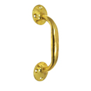 Brass Door Pulls - Unlacquered Polished Brass
